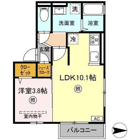 リバーポートSei２の物件間取画像